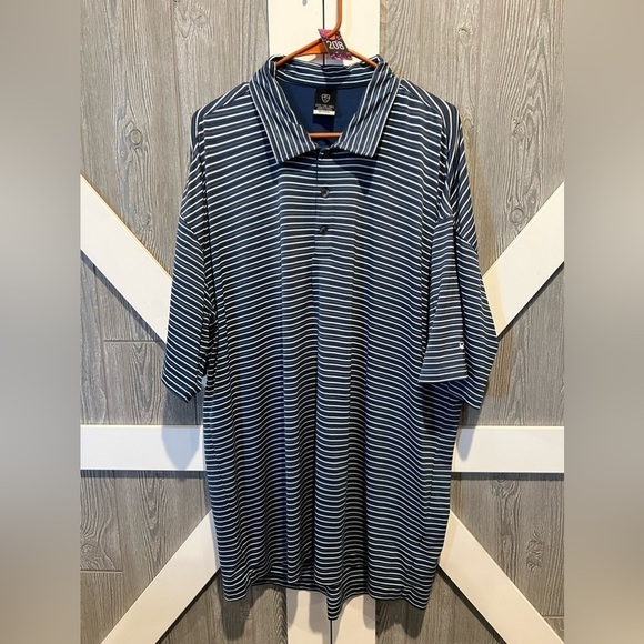 208. Nike Dri-FIT UV Victory Men's Striped Golf Polo 2XL - Picture 2 of 6